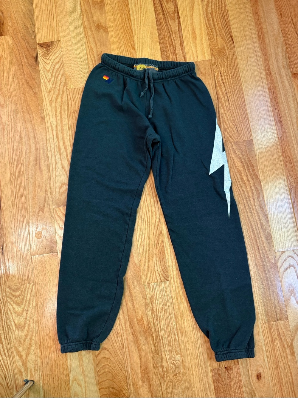 Aviator Nation Sweatpants Lightning bolt